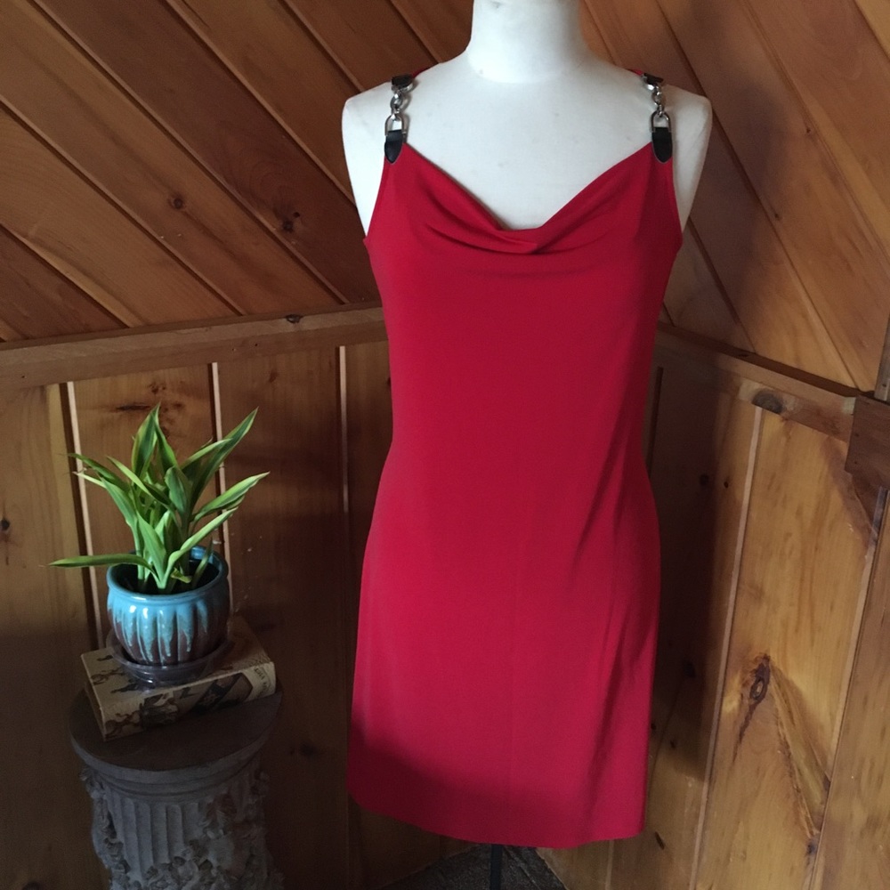 NWT MICHAEL KORS RED DRESS
